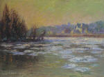 Ice on the Oise River 1914
