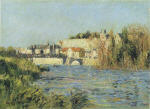 Village in Sun on the River