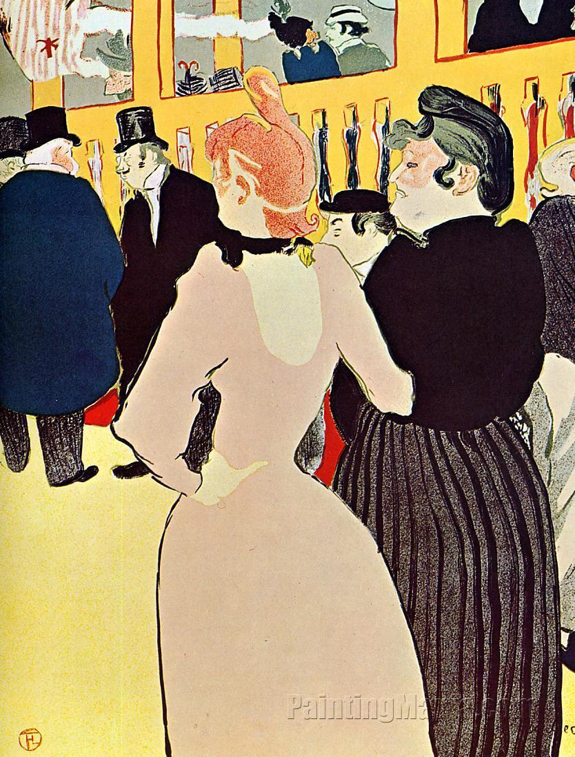 At the Moulin Rouge, La Goulue with Her Sister