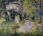 Picnic in the woods by Henri Lebasque