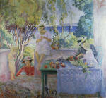 On the terrace 1914