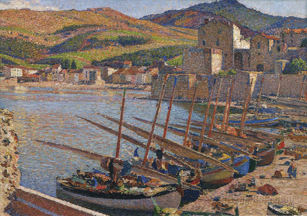 Boats at Collioure