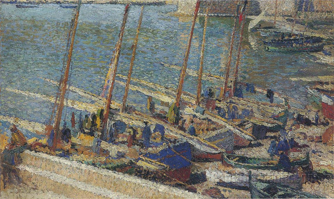 Boats in Port Collioure 2