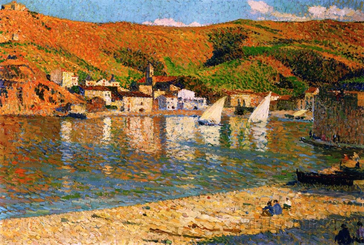 The Hills over the Port of Collioure