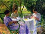 Young Women in the Garden at Marquayrol