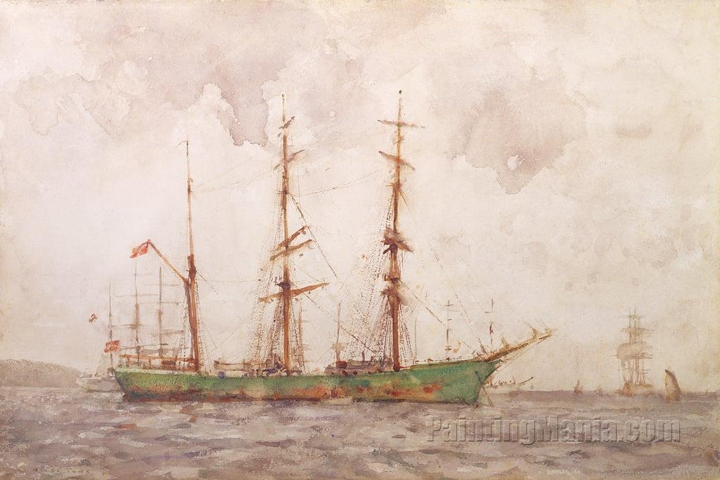 Danish Barque, Falmouth Harbour