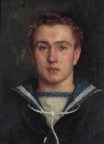 Portrait of Frederick Brewer, Bust-length, in a Sailor's Uniform