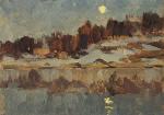 Landscape with Moon