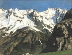 Range of Mountains. Mont Blanc