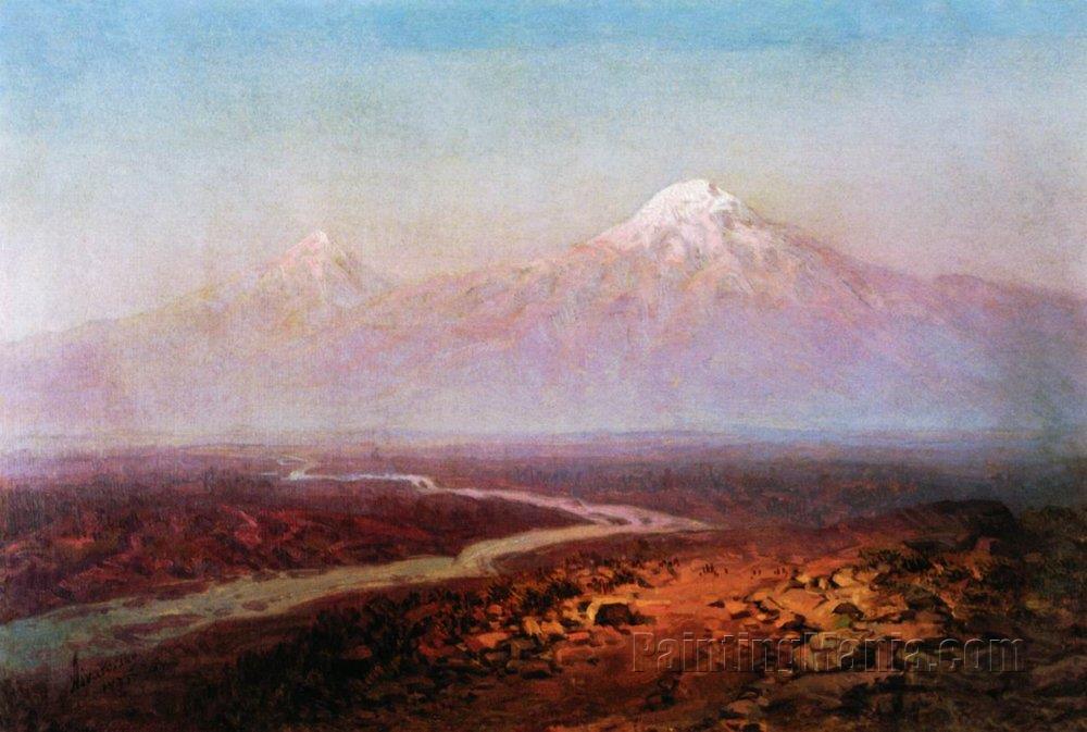 Araks River and Ararat