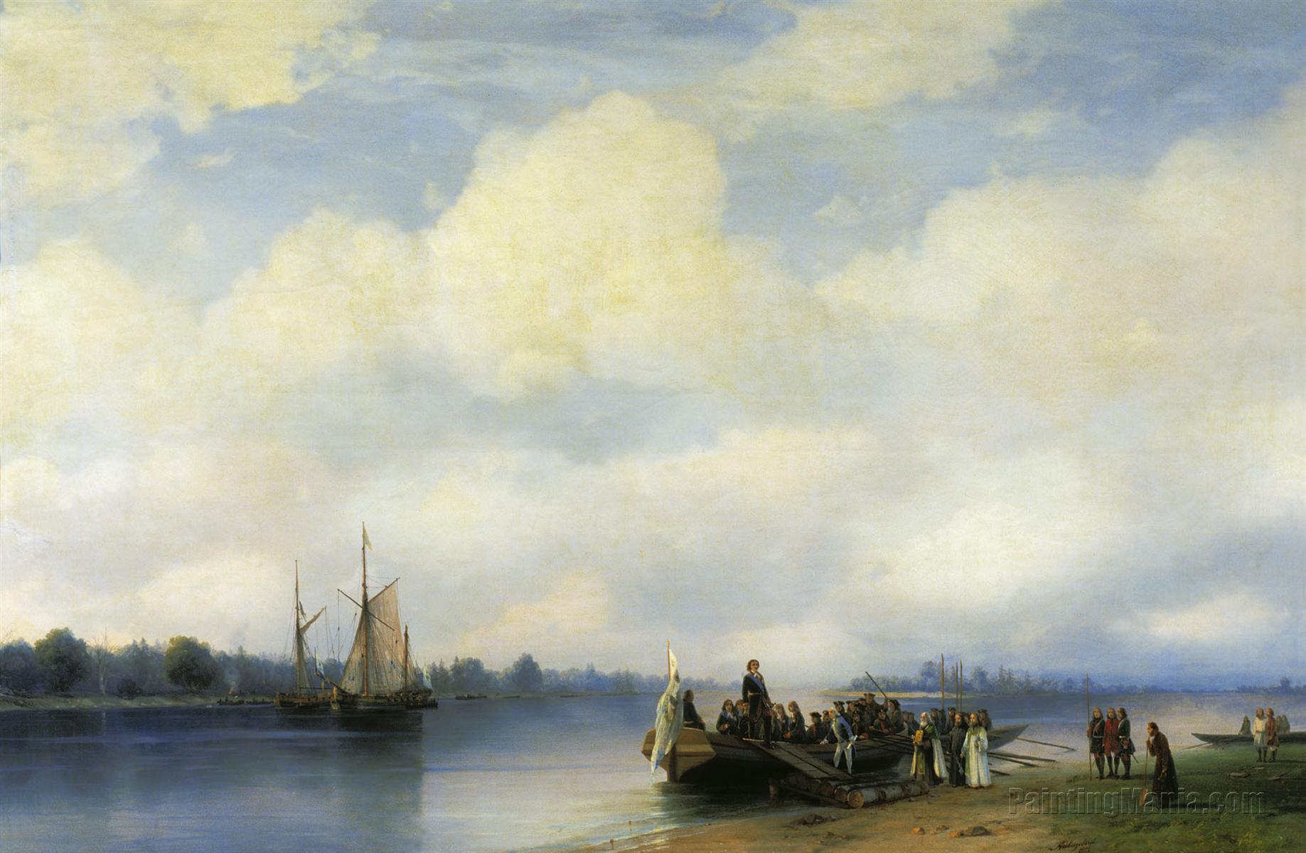 Arrival of Peter I on the Neva