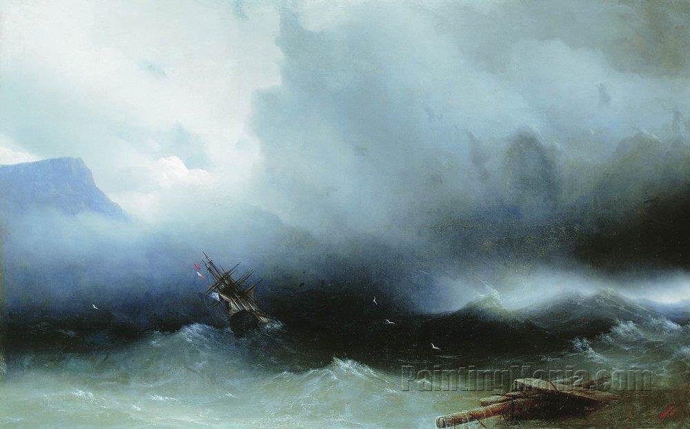 Hurricane at the Sea