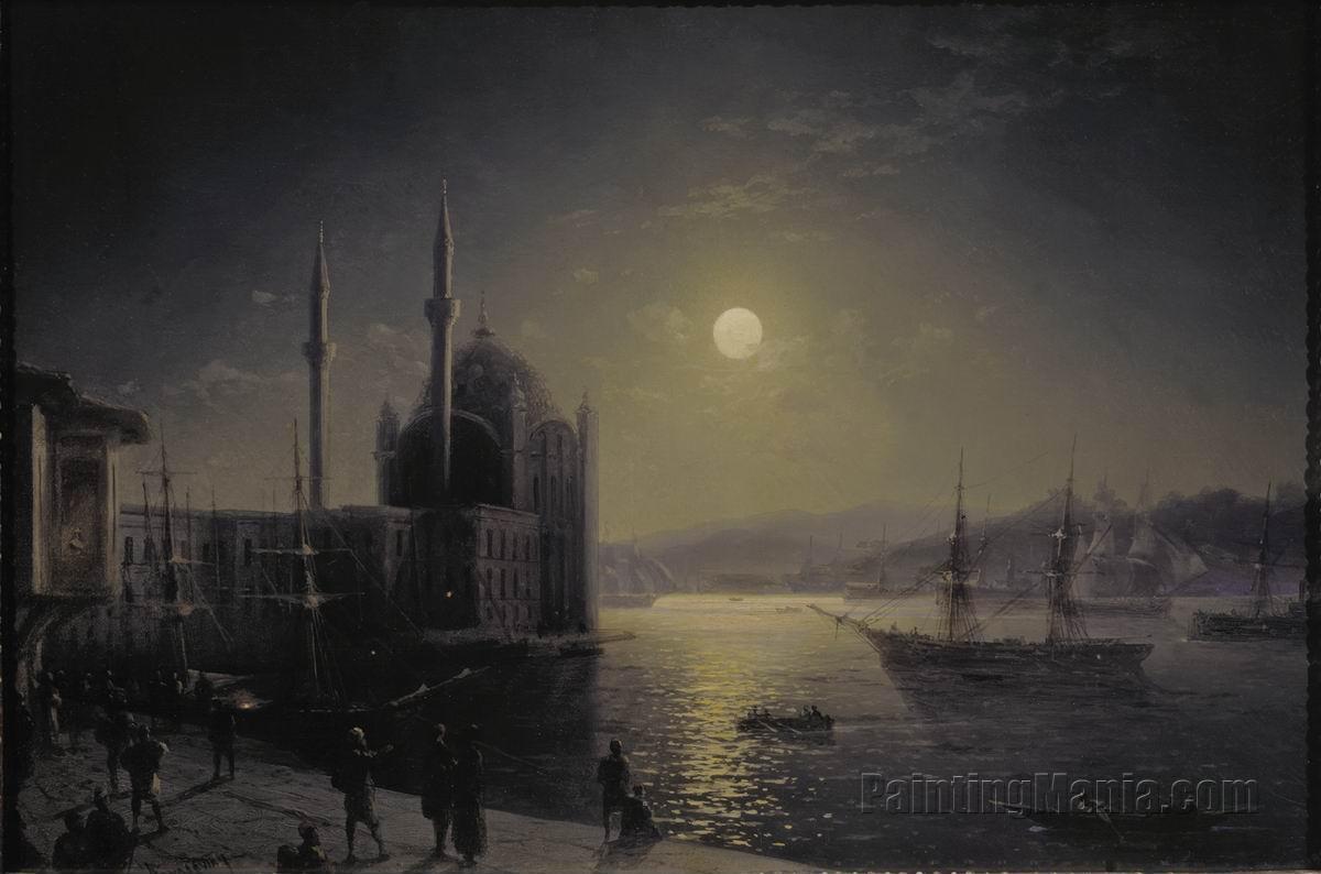Moonlit Night on the Bosphorus
