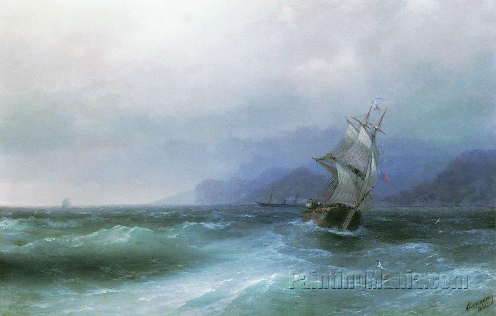 Sailing in the Sea 1884