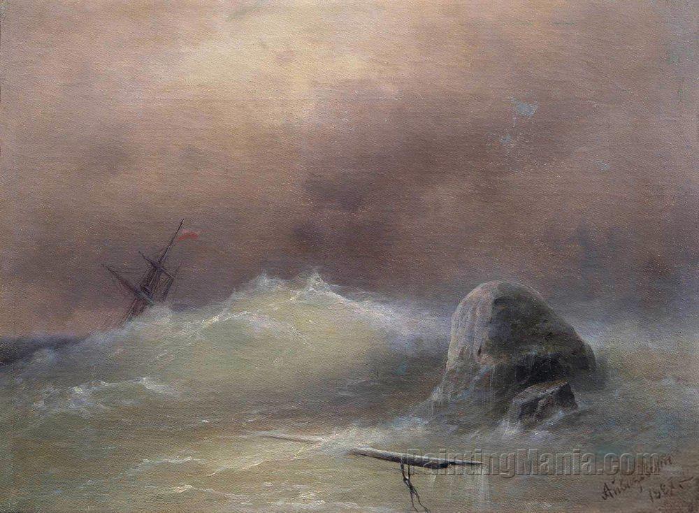 Stormy Sea 1887