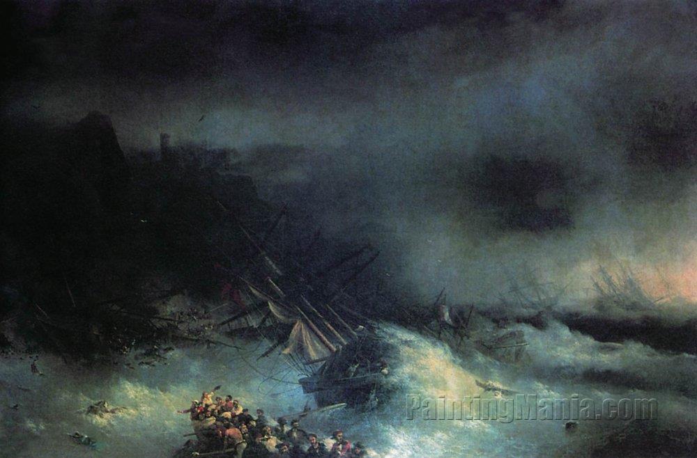 Tempest. Shipwreck of the Foreign Ship