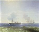 Battle of Steamship Vesta and Turkish Ironclad