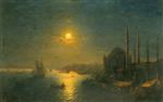 Moonlit View of the Bosphorus