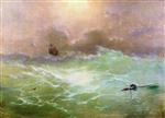 Ship in a Storm 1896
