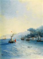Shipping on the Bosphorus. Constantinople