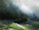 Ships in the Stormy Sea