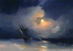 Storm at Sea on a Moonlit Night