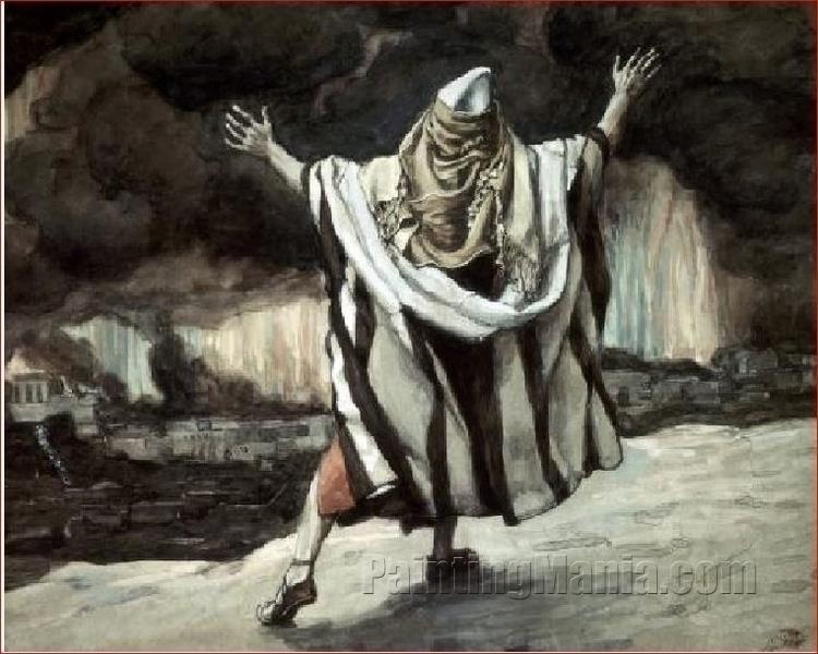 Abraham Sees Sodom in Flames