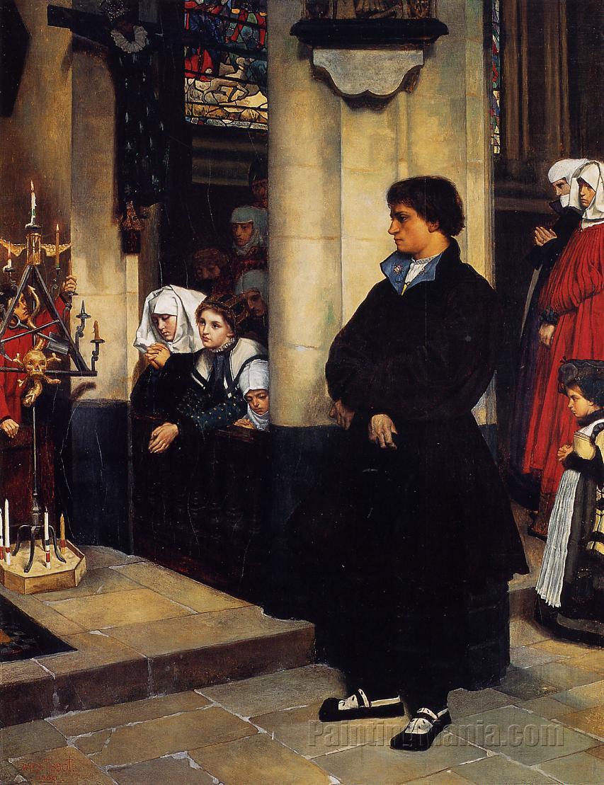 During the Service (Martin Luther's Doubts)