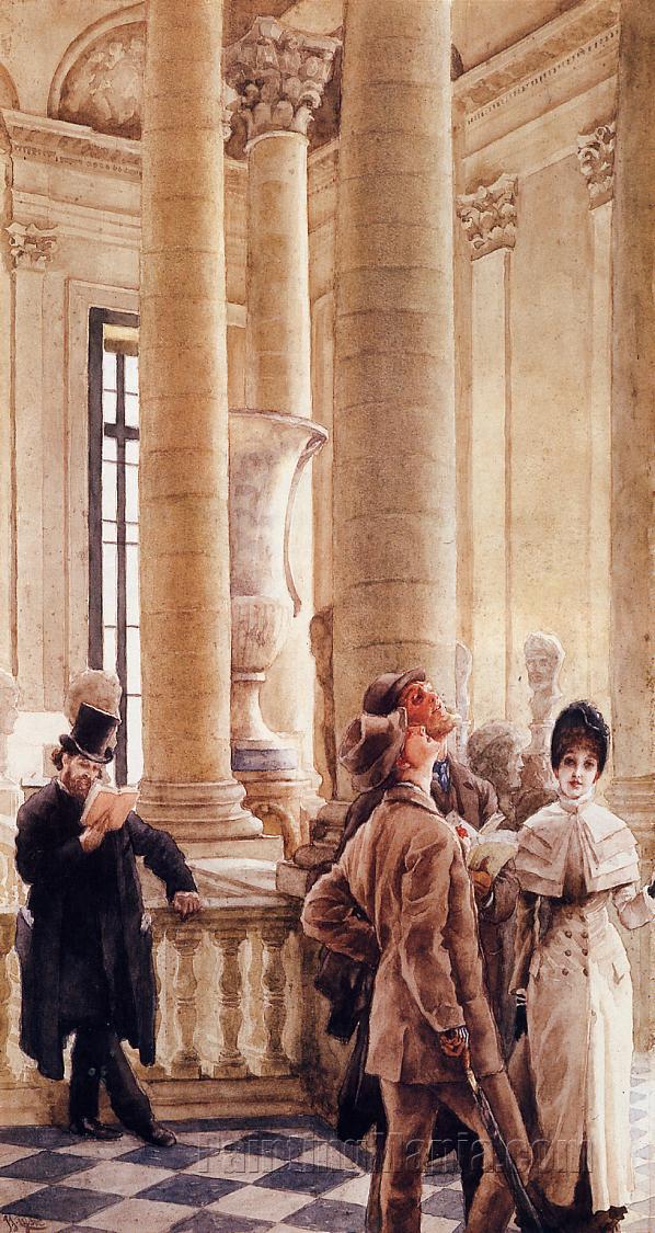 Foreign Visitors at the Louvre 1879-1880