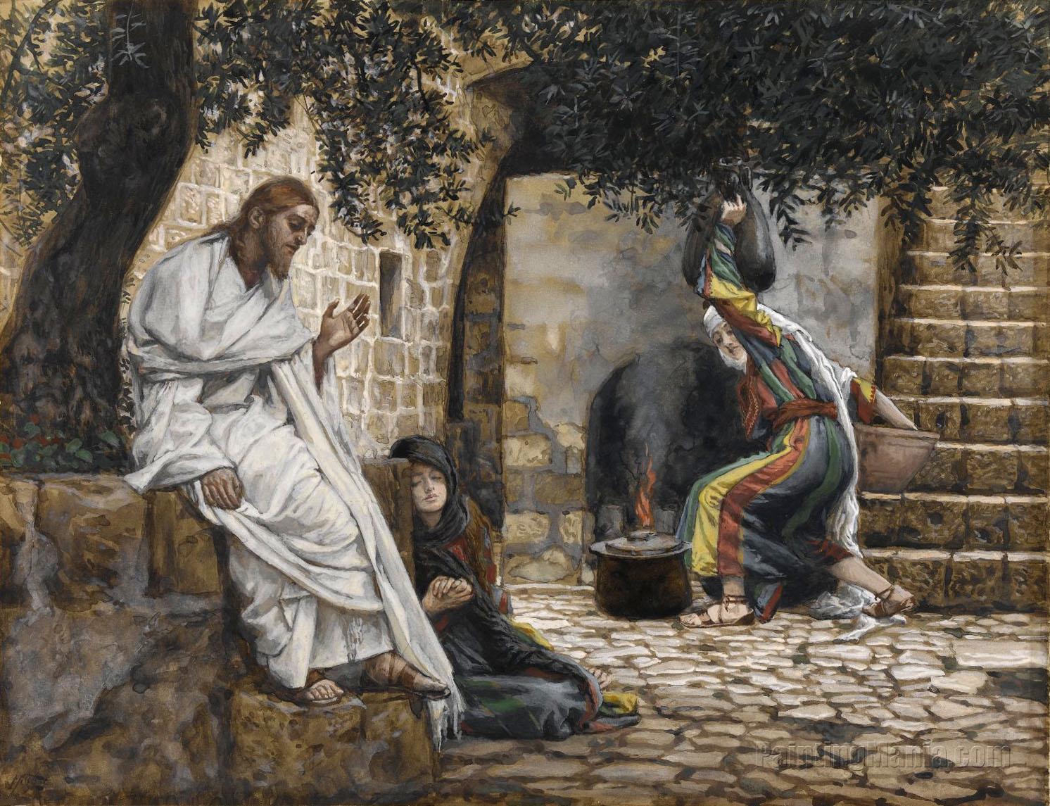 Mary Magdalene at the Feet of Jesus