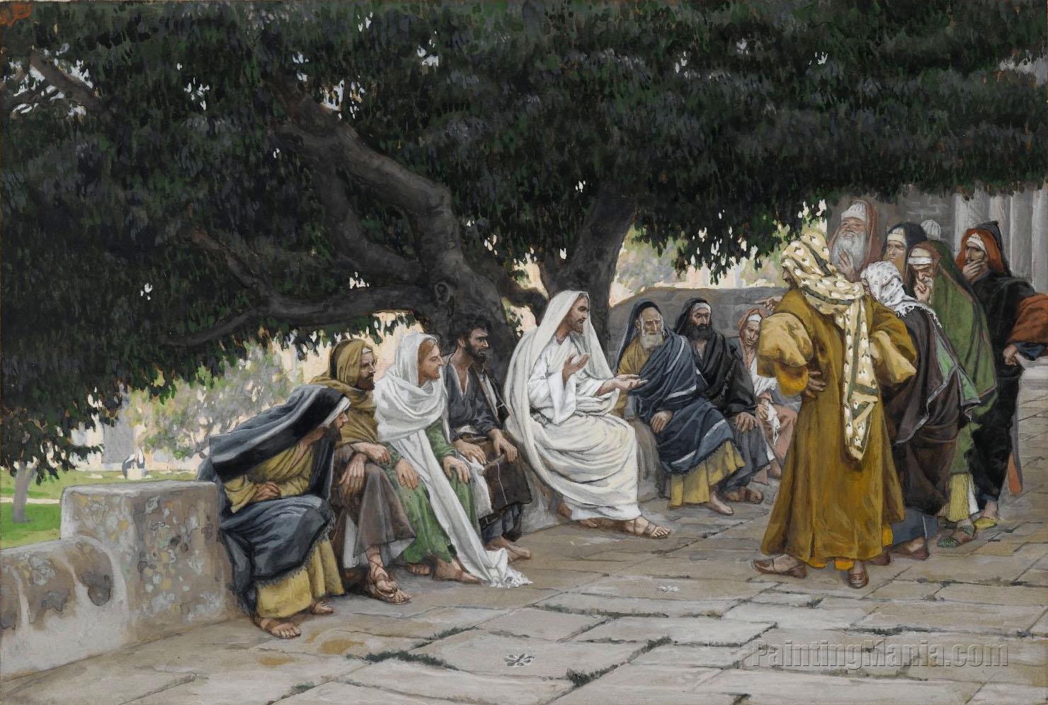 The Pharisees and the Saduccees Come to Tempt Jesus