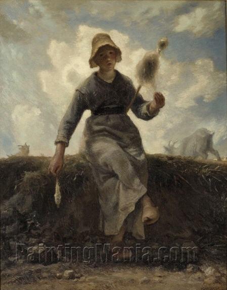 The Spinner, Goatherd of the Auvergne (A Fiadeira)