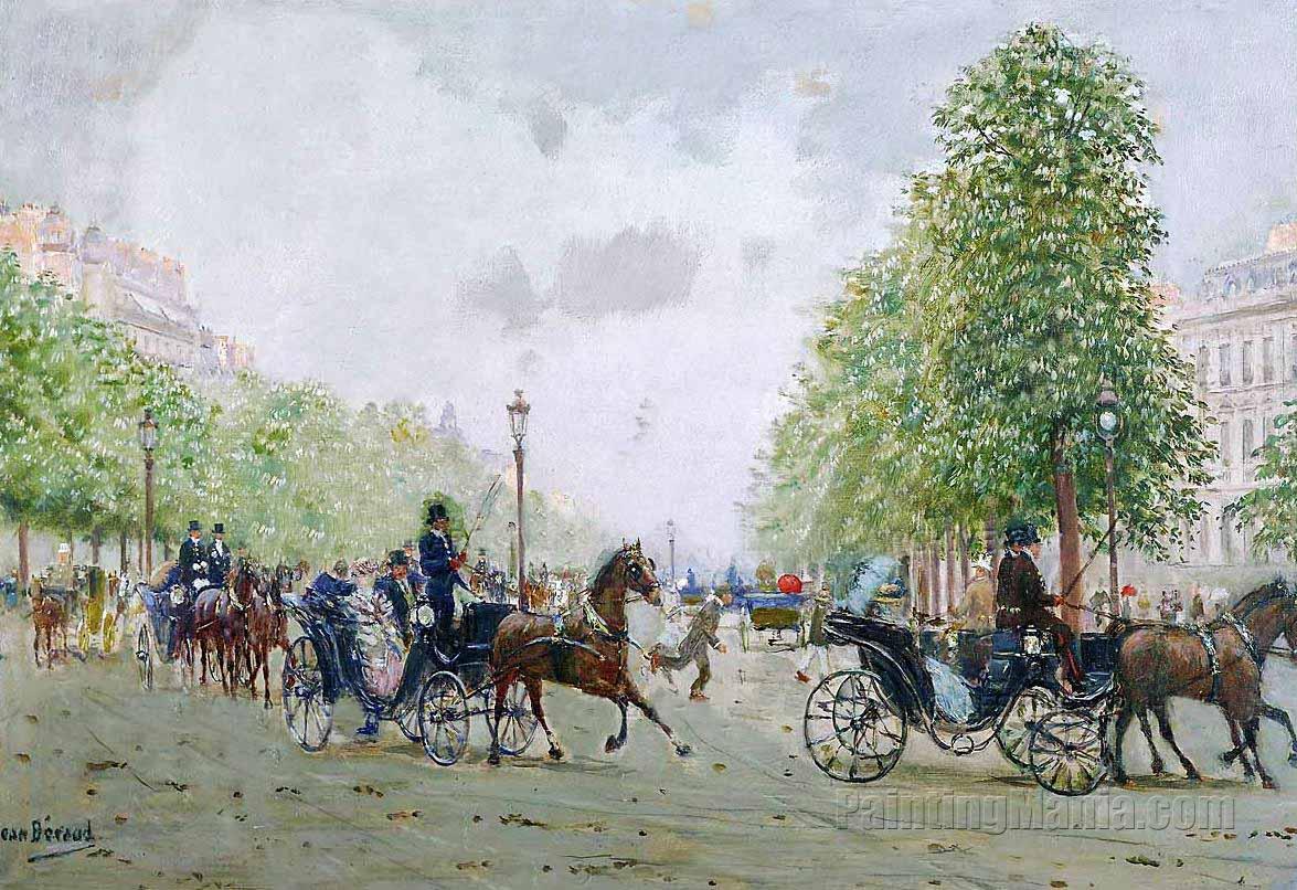 The Promenade on the Champs-Elysees