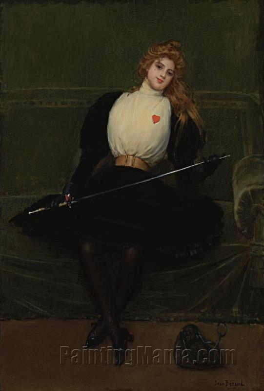 A Woman Fencer