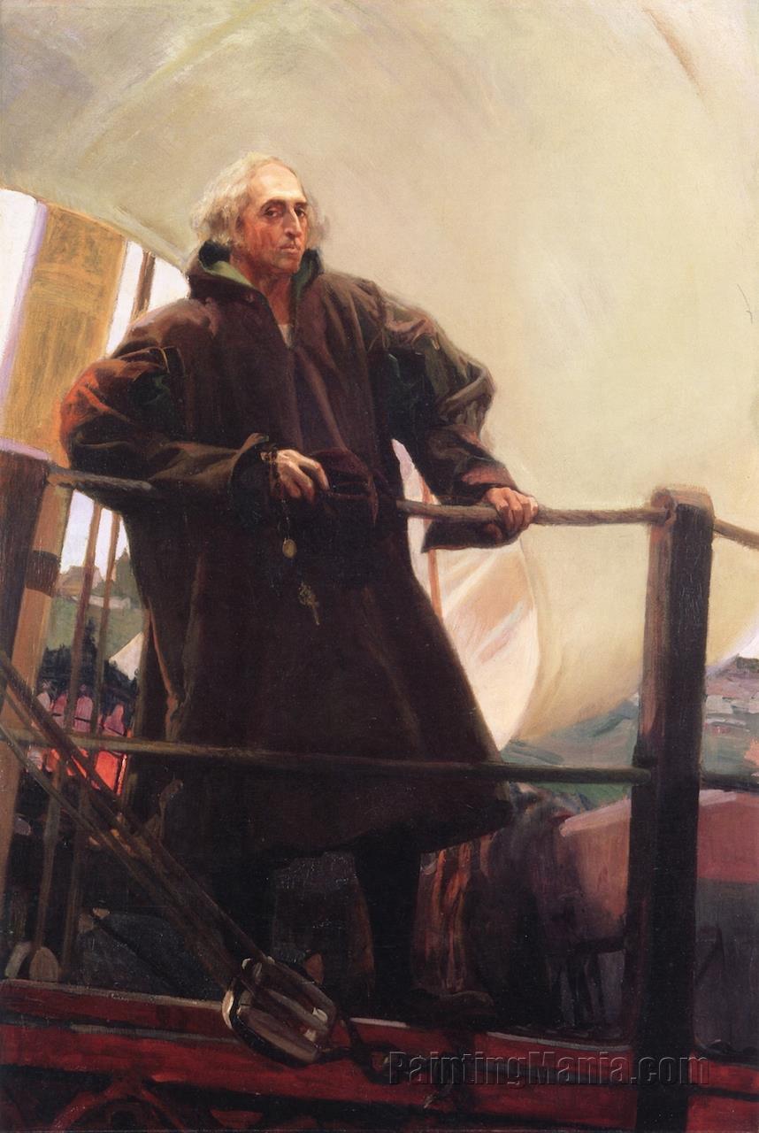 Christopher Columbus, Leaving Palos, Spain