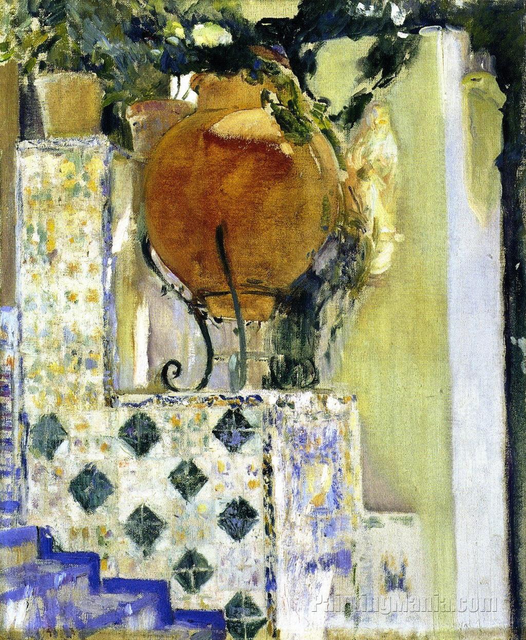 Detail of the Garden of the Sorolla House