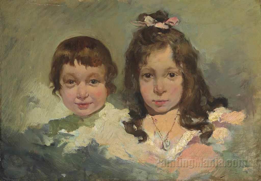 Maria and Joaquin, the Artist's Children