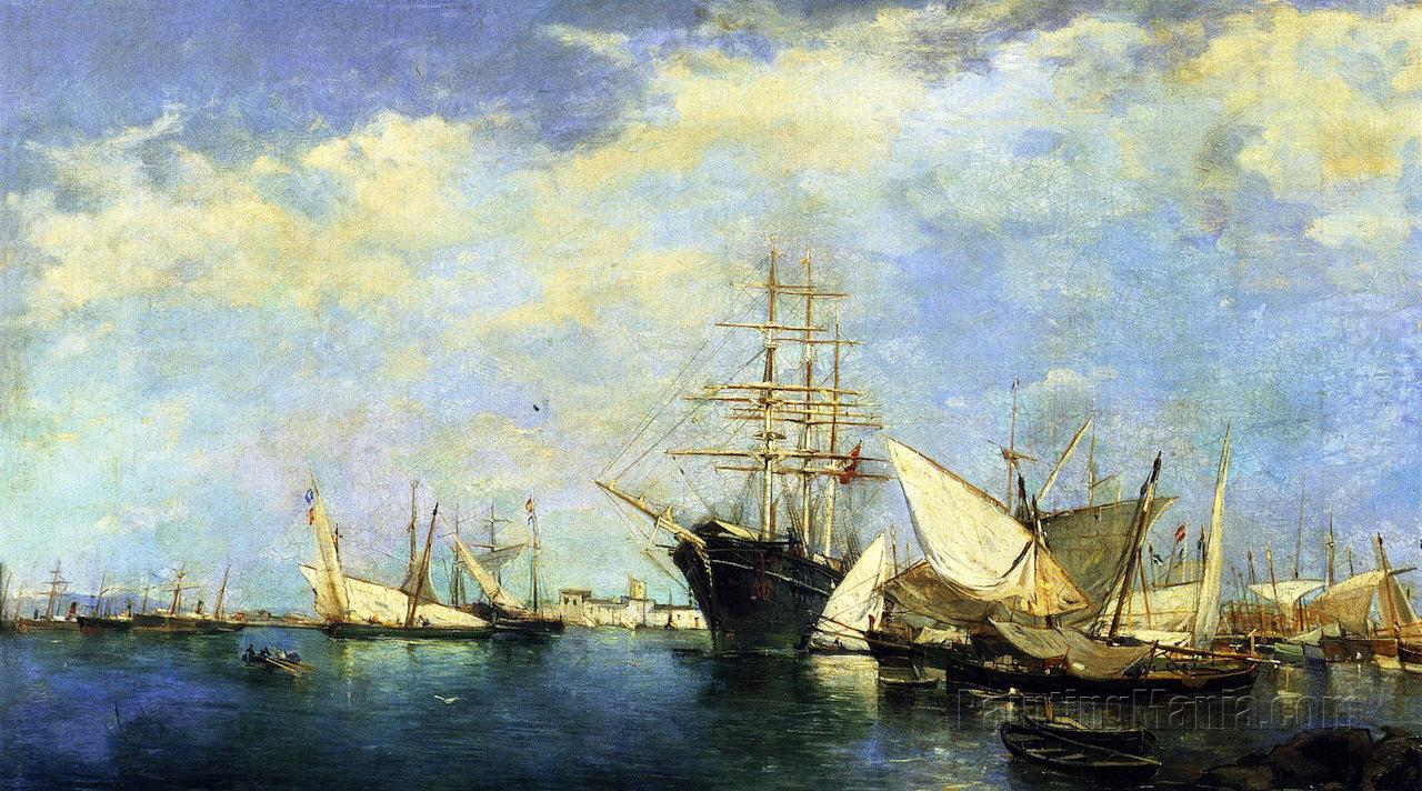 Seascape, Ships in the Port