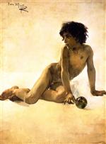 Nude with Ball