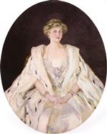 Portrait of Queen Victoria Eugenia of Pattenberg with an Ermine Mantle