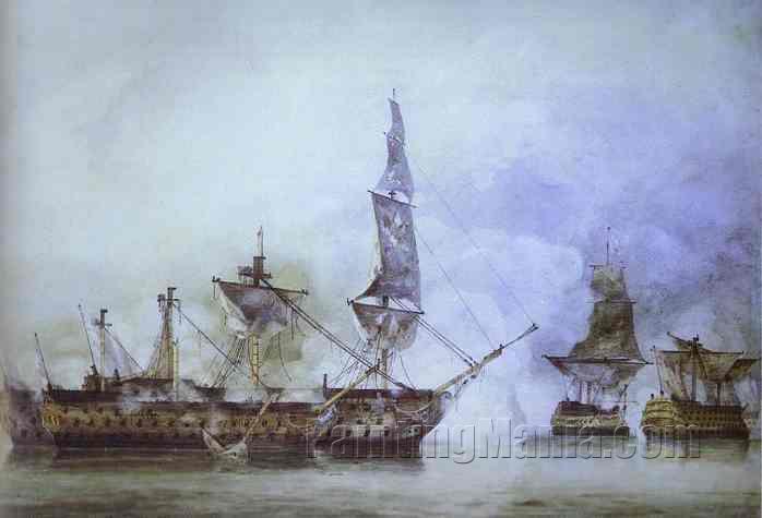 His Majesty's Ship "Victory", Capt. E. Harvey
