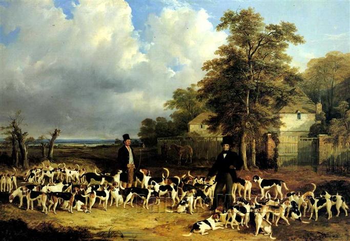 The Leamington hunt (Mr. Harry Bradley's hounds)