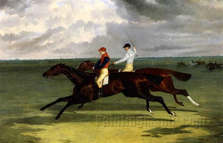 The match between "Priam" and "Augustus" at Newmarket