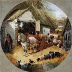 A Farmyard Scene 1818