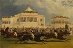 The Race for the Emperor of Russia's Cup at Ascot. 1845