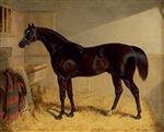 'Touchstone', winner of the 1834 St. Leger, in a stable