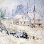 Country House in Winter. Cos Cob