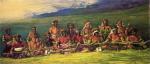 Chiefs in War Dress Seated After a Dance, Islands of Fiji