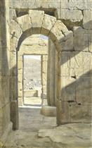 The Roman Arch in the Temple of Luxor