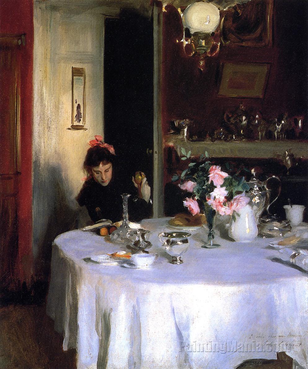 The Breakfast Table (Violet Sargent)